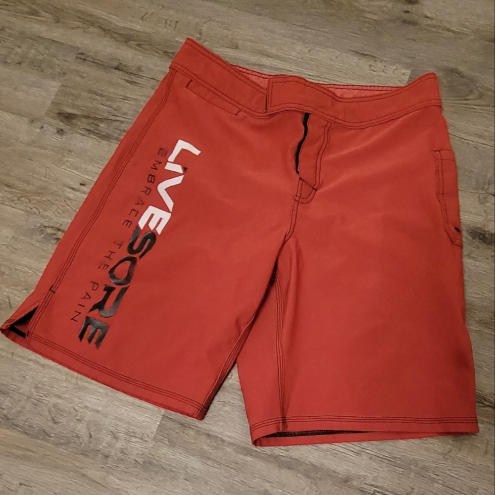 Men's Red LiveSore Shorts